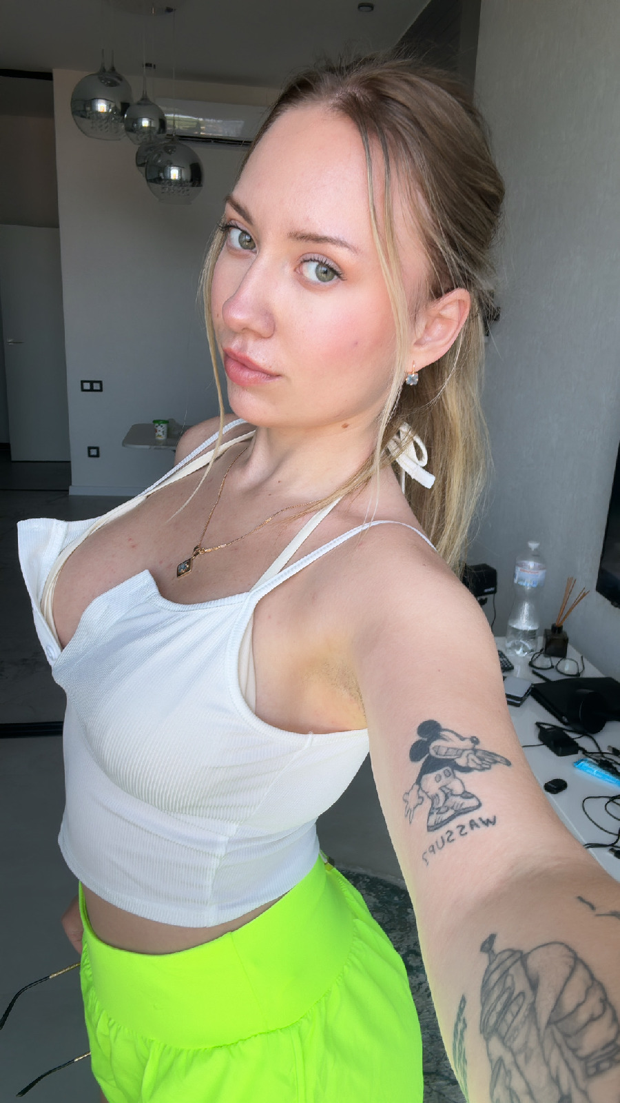 KateV in her underwear in Qingdao